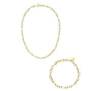 Purelei Fashion Show Schmuckset - Halskette und Armband aus Edelstahl (Gold)