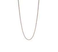 Purelei Fine Vintage Kette - gedrehte Edelstahl-Halskette, 14K vergoldet, Roségold oder Silber - 40-45 cm - 2,3 mm breit - perfekt für Layering - wasserfest - verstellbar (Rosegold)