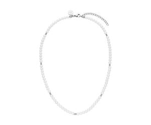 Purelei Finesse Perlenkette 100% Edelstahl Silber Damen
