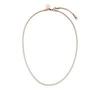 Purelei® Flare Kette - Viereckige Snake-Chain - Perfekt für Layerings & Charms - Verstellbar 40/45 cm - 18K vergoldet, rosévergoldet oder Edelstahl - Moderner Statement-Schmuck (Rosegold)