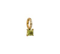 Purelei Geburtsstein August Peridot Charm 100% Edelstahl Gold