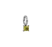 Purelei Geburtsstein August Peridot Charm 100% Edelstahl Silber