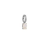 Purelei Geburtsstein Juni Mondstein Charm 100% Edelstahl Silber
