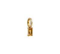 Purelei Geburtsstein November Citrin Charm 100% Edelstahl Gold