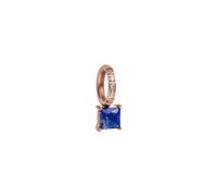 Purelei Geburtsstein September Lapislazuli Charm 100% Edelstahl Rosegold