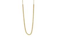 Purelei Glow Anxiety Fidget Kette Damen - Edelstahl Perlenkette mit beweglichen Metallperlen - Anti Stress Halskette Vergoldet oder Silber - Verstellbare Layering Kette 50-55 cm (Gold)