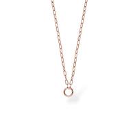 Purelei Glow Charm Kette Damen - Edelstahl Halskette mit Karabinerverschluss für Charms - Verstellbare Gliederkette 40-45 cm - Minimalistische Charm Kette für individuellen Schmuck (Rosegold)