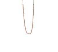 Purelei Glow Halskette Damen - Edelstahl Perlenkette mit Metallperlen 4 mm - Vergoldete oder Silber Kette - Verstellbare Layering Kette 50-55 cm - Minimalistischer Schmuck (Rosegold)