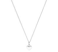 Purelei Heart Charm Kette Damen (Hellsilber) - Halskette Damen aus langlebigem Edelstahl - Hochwertige Kette - 50-55 cm Länge verstellbar - Halskette für deinen individuellen Look