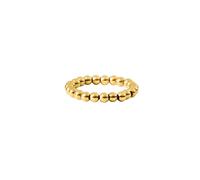 Purelei Herrenring mit Kugelstruktur - Schlichter Ring aus Edelstahl oder 18K vergoldet - Dezentes Design mit markanter Oberfläche - Größen 50-60 - Stilvoller Männerschmuck (Gold, M/L)