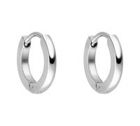 PURELEI® Ike Ohrringe (Silber) - Damenohrringe aus langlebigem Edelstahl - Wasserfeste Ohrringe Damen - 1,4 cm Durchmesser - Modeschmuck für deinen individuellen Look