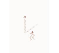 PURELEI Island Elegance Perlenohrringe, Roségold Roségold