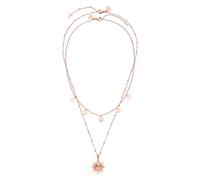 Purelei Kailua Ketten-Set - 2-teiliges Layering Schmuckset für Damen - Sun Kette & Kalea Kette - Edelstahl, wasserfest, verstellbar 40-55 cm - Gold/Silber/Roségold - Hawaii inspiriert (Rosegold)