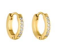 Purelei Kaimana Creolen 100% Edelstahl Gold Damen