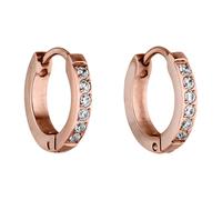 Purelei Kaimana Creolen 100% Edelstahl Rosegold Damen