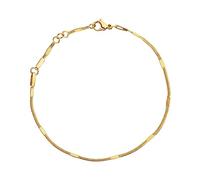 Purelei® Kanani Armband (Gold) - Elegantes, verspieltes Damen Armband - Edelstahl 18K vergoldet - Verstellbare Länge 16/17,5/20 cm - Hawaiianisch inspiriert & wasserfest