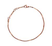 Purelei® Kanani Armband (Roségold) - Elegantes, verspieltes Damen Armband - Edelstahl 18K rosévergoldet - Verstellbare Länge 16/17,5/20 cm - Hawaiianisch inspiriert & wasserfest
