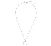 Purelei® Karma Kette Damen (Silber) - Halskette Damen aus langlebigem Edelstahl - Wasserfeste Kette mit Anhänger - 50-55 cm Länge verstellbar - Halskette für deinen individuellen Look
