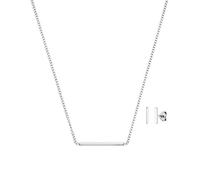Purelei Kaula Hao Halskette & Ohrringe Set (Silber & Rosegold) (Silber)