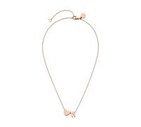 Purelei Kette mit Buchstaben - Damen Halskette aus Edelstahl | Buchstabenanhänger & Herzanhänger, personalisierter Schmuck, wasserfest, 40-45 cm verstellbar