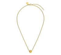 Purelei® Knot Kette - Symbolischer Knoten-Anhänger für Verbindung & Zusammenhalt - 40/45 cm - 18K vergoldet, rosévergoldet oder Edelstahl - Beweglicher Anhänger - Statement-Kette (Gold)