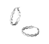 Purelei Koko Ohrringe - Damenohrringe aus langlebigem Edelstahl (14K vergoldet) - Wasserfeste Creolen - 24 mm Durchmesser - Modeschmuck für deinen individuellen Look