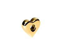 Purelei LEI Bubble Heart Charm (Gold) - Wasserfester Charm Anhänger aus Edelstahl (14K vergoldet) für das LEI Armband - Kombinierbarer Schmuck für deinen individuellen Look
