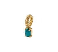 Purelei LEI Geburtsstein Dezember Türkis Charm 100% Edelstahl Gold
