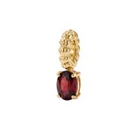 Purelei LEI Geburtsstein Januar Granat Charm 100% Edelstahl Gold