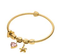 Purelei LEI Glitter Heart S-M Armreif-Set 100% Edelstahl Gold
