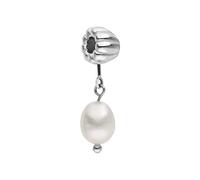 Purelei LEI Pearl Charm (Silber) - Wasserfester Charm Anhänger aus hochwertigem Edelstahl - Für das LEI Armband - Kombinierbarer Schmuck für deinen individuellen Look