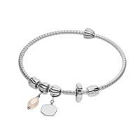 Purelei LEI Pearl M-L Armreif-Set 100% Edelstahl Silber