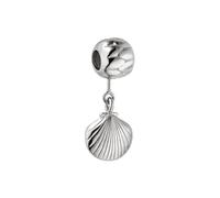 Purelei LEI Seashell Charm (Silber) - Wasserfester Charm Anhänger aus hochwertigem Edelstahl - Für das LEI Armband - Kombinierbarer Schmuck für deinen individuellen Look