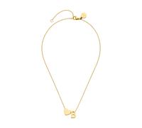 Purelei Letter Heart B Kette 100% Edelstahl Gold