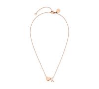 Purelei Letter Heart K Kette 100% Edelstahl Rosegold