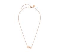 Purelei Letter Heart V Kette 100% Edelstahl Rosegold