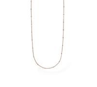 Purelei Liilii Lange Halskette Damen - Filigrane Edelstahl Gliederkette Vergoldet oder Silber - Verstellbare Kette 55-60 cm - Minimalistische Layering Kette & Charm Basis (Rosegold)