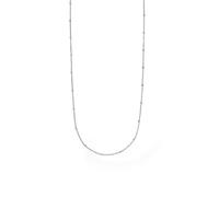 Purelei Liilii Lange Halskette Damen - Filigrane Edelstahl Gliederkette Vergoldet oder Silber - Verstellbare Kette 55-60 cm - Minimalistische Layering Kette & Charm Basis (Silver)