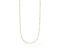 Purelei Liilii Lange Halskette Damen - Filigrane Edelstahl Gliederkette Vergoldet oder Silber - Verstellbare Kette 55-60 cm - Minimalistische Layering Kette & Charm Basis (Gold)