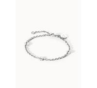 PURELEI Linen Blossom Armband, verstellbare Länge, Silber Silber