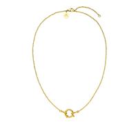 Purelei Lokahi Charm Kette Damen (Gold) - Halskette Damen aus langlebigem Edelstahl - Wasserfeste Kette - 40-45 cm Länge verstellbar - Halskette für deinen individuellen Look