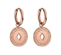 PURELEI® Lolani Ohrringe (Roségold) - Damenohrringe aus langlebigem Edelstahl - Wasserfeste Ohrringe Damen - 1,4 cm Durchmesser - Modeschmuck für deinen individuellen Look
