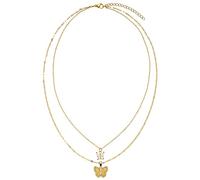 Purelei® Magical Butterfly Kette (Gold) - Halskette aus langlebigem Edelstahl - Wasserfeste Damen Kette - Geschenk für Freundin - Modeschmuck für deinen individuellen Look
