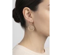 Purelei - Halskette & Statement-Ohrringe mit Coin-Anhänger, Edelstahl 18K vergoldet, Inspiriert von Queen Kapiʻolani, Schmuckset, Set für Frauen (Rosegold)