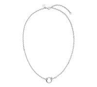 Purelei® Maikai Damen Charm Kette - verstellbare Halskette (40/45 cm) für Buchstaben & Charms - klassischer Look, wasserfest - Edelstahl 18K vergoldet, rosévergoldet oder silber (Silver)