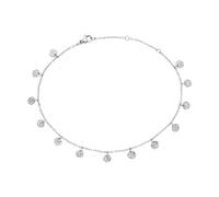 PURELEI Malihini Coin Fusskettchen, Silber Silber