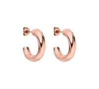 Purelei Movement Ohrringe Damen Creolen, Edelstahl, Rosegold
