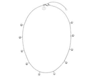 Purelei Nani Kette Damen (Silber) - Halskette Damen aus langlebigem Edelstahl - Wasserfeste Kette mit Anhänger - 30-55 cm Länge - Halskette für deinen individuellen Look