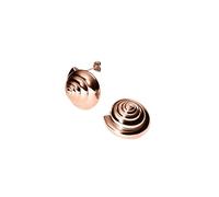Purelei® Nautical Big Ohrstecker - Muschelspiral-Ohrringe aus Edelstahl in Gold, Silber oder Roségold - Maritimer Statement-Schmuck für Damen - 25 mm groß, 15 g (Rosegold)