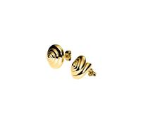 Purelei® Nautical Small Ohrstecker - Kleine Muschelspiral-Ohrringe aus Edelstahl in Gold, Silber oder Roségold - Maritimer Damen-Schmuck im zeitlosen Design - 14,7 mm, 9,15 g (Gold)